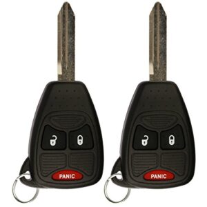 keylessoption keyless entry remote control car ignition key fob replacement for m3n5wy72xx (pack of 2)