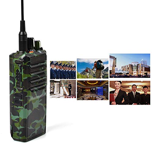 HYS 25Watt Super Long Range Handheld 16Channel 400-480Mhz UHF 4000mAh Battery Walkie-Talkie Two-Way Radio (CAMO 2Pack)