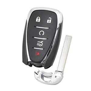 Keyless Entry Remote Car Key Fob for Chevy Malibu 2016-2021, Chevy Cruze 2016-2019, Chevy Camaro 2016-2021, 433MHz ID46 Chip 5 Button, HYQ4EA 13529662