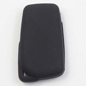 Btopars 2pcs 4 Button Black Flip Folding Key Fob Silicone Rubber Case Cover Protector Holder Jacket Compatible with Toyota 2018 2019 2020 Camry 2020 Corolla