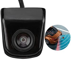 Yoidesu Reverse Backup Camera, IP67 Waterproof Infrared Night Vision 170 Degree Car CCD Rear View Camera, Universal Color CMOS Imaging Chip Backup Parking HD Front View Camera(Black)