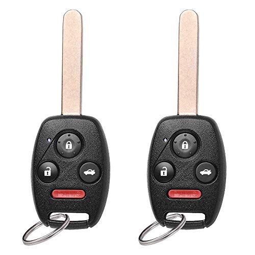 BESTHA 2 Key Fob Replacement OUCG8D-380H-A 35111-SHJ-305 Compatible for Honda Accord 2003 2004 2005 2006 2007 Keyless Entry Remote Uncut Head Control with 46 CHIP