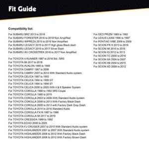 RDBS Car Wire Harness Use to Connect Aftermarket Stereo Receiver Fit for 1984-Up Toyota Vehicles