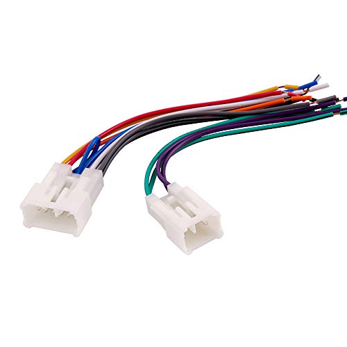 RDBS Car Wire Harness Use to Connect Aftermarket Stereo Receiver Fit for 1984-Up Toyota Vehicles