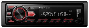 pioneer mvh-85ub digital media car stereo receiver , usb , auxiliary , mp3 playback , mixtrax , media app control , siri eyes free compatible