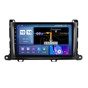 Android 11 Car Stereo Double Din for Toyota Sienna 2011 2012 2013 2014, 9 Inch Octa Core Car Radio Built-in Carplay Android Auto GPS Navigation IPS Touchscreen Support BT FM AM, 2GB RAM 32GB ROM…
