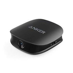 anker soundsync a3341 bluetooth 2-in-1 transmitter and receiver, with bluetooth 5, hd audio with lag-free synchronization, and aux/rca/optical connection for tv and home stereo system (renewed)