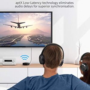 Anker Soundsync A3341 Bluetooth 2-in-1 Transmitter and Receiver, with Bluetooth 5, HD Audio with Lag-Free Synchronization, and AUX/RCA/Optical Connection for TV and Home Stereo System (Renewed)