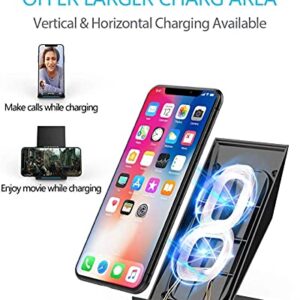 NANAMI Fast Wireless Charger with 30W USB C Power Adapter, Qi Certified Charging Stand 7.5W Compatible iPhone 12/SE 2/11 Pro/XS Max/XR/X/8 Plus,10W for Samsung Galaxy S20+/S10/S9/S8/Note 20Ultra/10/9