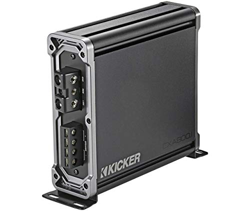 Kicker 46CXA8001 Car Audio Class D Amp Mono 1600W Peak Sub Amplifier CXA800.1 (Renewed)