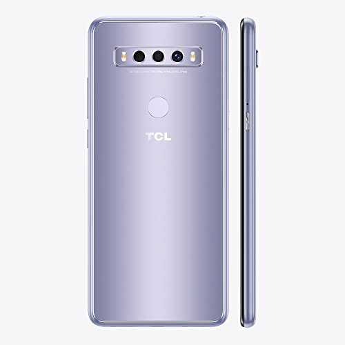 TCL 10 SE Unlocked Android Smartphone, 6.52" V-Notch Display, US Version Cell Phone with 16 MP AI Triple-Camera 4GB + 64GB, 4000mAh Fast Charging Battery, ICY Silver (Not Compatible with Verizon)