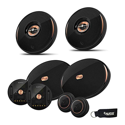 Infinity KAPPA-90CSX 6x9 Component Speakers KAPPA-62IX 6.5" Coaxial Speakers