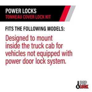 Pop & Lock PL9772 Remote Keyless Entry Lock Kit for Truck Cap and Tonneau Cover