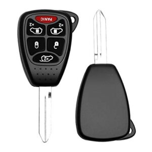 VOFONO Keyless Entry Remote Key Fob Fit for Chrysler Town and Country, Dodge Caravan/Grand Caravan 2004-2007 (P/N: M3N5WY72XX), Set of 2