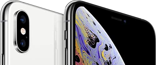 Apple iPhone XS Max, 64GB, Silver - For AT&T (Renewed)