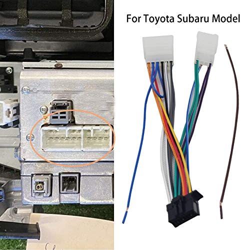 RED WOLF Pioneer Stereo Radio Wiring Harness Replacement for Toyota Highlander Tacoma Prius 1994-2020, Subaru 2012-2018 Forester WRX