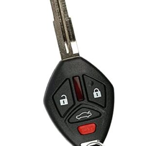 Smart Key Fob Cover Case Protector Keyless Remote Holder for Mitsubishi Eclipse Endeavor Galant Lancer Outlander 3 Buttons Red