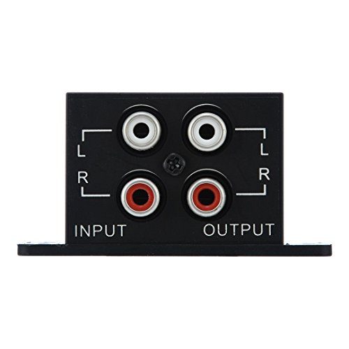 Nobsound Auto Car Amplifier Audio Subwoofer Bass Control Knob Sub Gain Equalizer Regulator Frequency Controller RCA Line Level Adjust