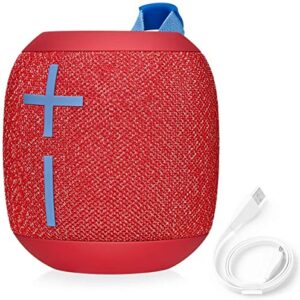 Logitech Ultimate Ears WONDERBOOM 2 Portable Waterproof Bluetooth Speaker - Wireless Boom Box - Non Retail Packaging (Radical Red)