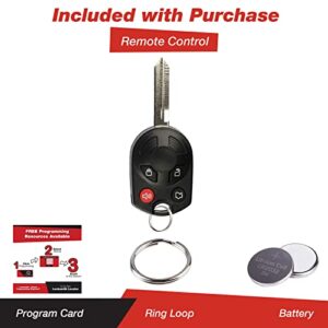 KeylessOption Remote Key Fob 4btn for Ford (OUCD6000022)