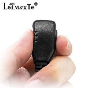 LEIMAXTE CLS1110 Earpiece,Compatible with Motorola RDM2070D CLS1110 CLS1410 CP185 CP200 CP200D RDU4100 2 Way Radio with Mic PTT Walkie Talkie Security Acoustic Tube Surveillance Headset