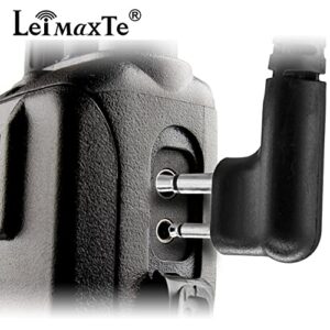 LEIMAXTE CLS1110 Earpiece,Compatible with Motorola RDM2070D CLS1110 CLS1410 CP185 CP200 CP200D RDU4100 2 Way Radio with Mic PTT Walkie Talkie Security Acoustic Tube Surveillance Headset