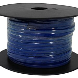 Rockville R14G50MS-BL 50 Foot Spool Marine Waterproof 14 AWG Speaker Wire, Blue