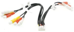 xtenzi 20pin rca cord assembly harness car audio video compatible with jvc kenwood kvt-514 kvt-512 kvt-516 – xt91916