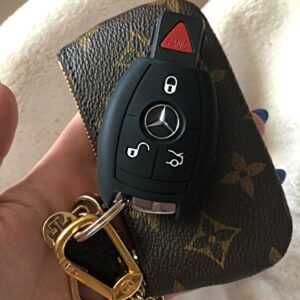 KAWIHEN Silicone Key Fob Cover Case Protector Smart Remote Control Shell Keyless Entry Case Holder Cover for Mercedes Benz W203 W210 W211 AMG W204 C E R CL GL S SL BGA CLS CLK CLA SLK Classe IYZ3312