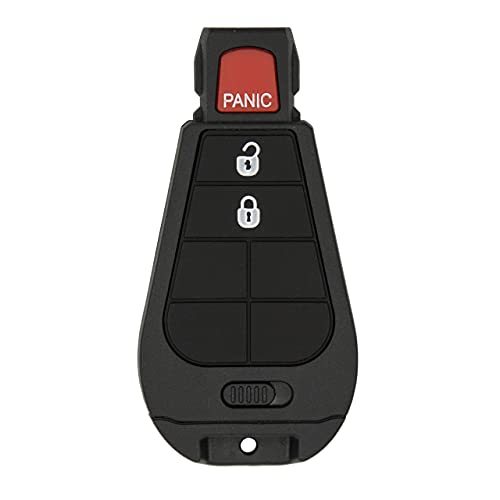 Keyless2Go Replacement for 3 Button Remote Key GQ4-53T 56046953 AG with Durashell Technology