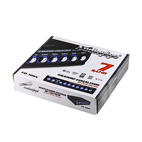 Audiopipe EQ-709X 7-Band Graphic In-Dash Equalizer