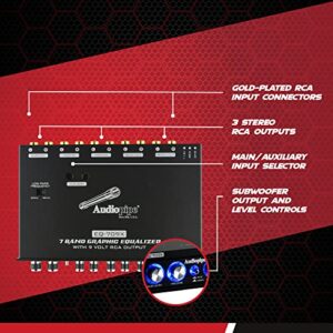 Audiopipe EQ-709X 7-Band Graphic In-Dash Equalizer