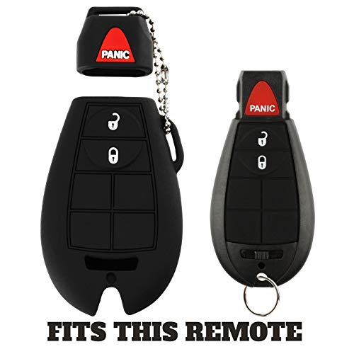 Key Fob Keyless Entry Remote Cover Protector for Jeep Dodge Chrysler (M3N5WY783X, IYZ-C01C, GQ4-53T, Fobik)