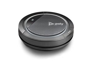 poly calisto 5300 personal bluetooth speakerphone (plantronics) – connect to pc/mac via usb-a and cell phone via bluetooth – works with teams (certified), zoom, and more