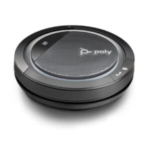 Poly Calisto 5300 Personal Bluetooth Speakerphone (Plantronics) - Connect to PC/Mac via USB-A and Cell Phone via Bluetooth - Works with Teams (Certified), Zoom, and More