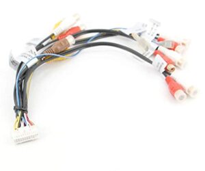 pioneer rca sub harness cord assembly compatible with avic x910 x710 x9115bt x7010,cdp1143 cdp1091