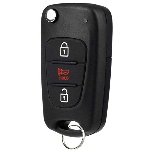 Key Fob fits 2012-2014 Kia Rio / 2010-2013 Kia Soul Keyless Entry Flip Remote (NYOSEKSAM11ATX)