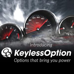 KeylessOption Keyless Entry Remote Control Uncut Ignition Car Key Fob for Chrysler Dodge Jeep KOBDT04A (Pack of 2)