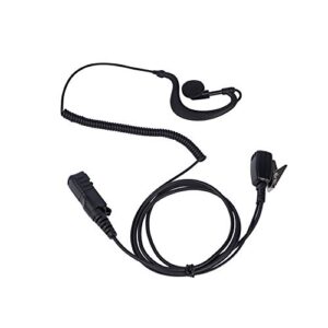 klykon g shape earpiece headset mic ptt for motorola xpr3500 xpr3000 xpr3300 xpr3300e xpr3500e mototrbo walkie talkie 2 way radio
