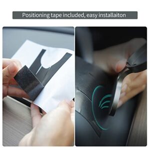 TPARTS Steering Wheel HUD Magnetic Cellphone Mount Phone Holder Stand for Tesla Model 3 / Model Y, Compatible with iPhone and Other 4.7-6.5'' Smartphones （TP200)