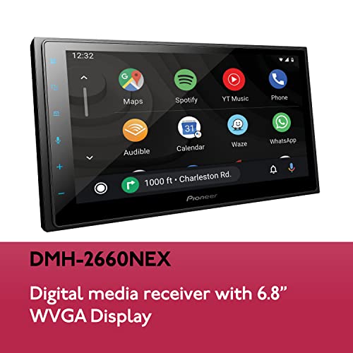 Pioneer DMH-2660NEX 6.8" Amazon Alexa When Paired with Pioneer Vozsis App, Android Auto, Apple CarPlay, Bluetooth, HD Radio - Multimedia Digital Media Receiver