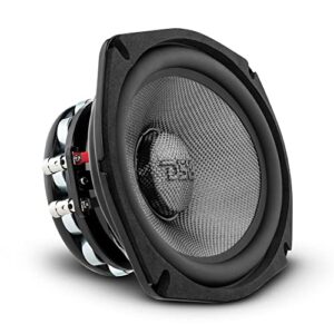 ds18 pro-cf69.2nr 6 x 9 inches water resistant loudspeaker – mid-bass carbon fiber cone and neodymium rings magnet 600 watts 2-ohms – ideal for motorcycle & motorsports (1 speaker)
