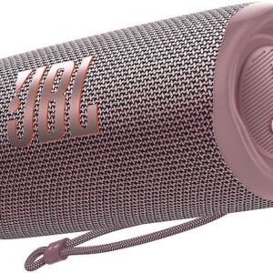 JBL Flip 6 - Waterproof Portable Bluetooth Speaker, Powerful Sound and deep bass, IPX7 Waterproof, 12 Hours of Playtime with Megen Hardshell Case - Pink