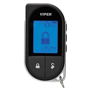viper remote replacement 7756v – premium lcd 2 way remote 1 mile range car remote