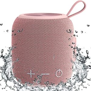 FIGMASU Bluetooth Speakers Portable Wireless Waterproof IPX7 Bluetooth 5.0 Dual Pairing Mini Shower Speaker, 24H Playtime Stereo Surround Sound, for Outdoor Travel, Pool