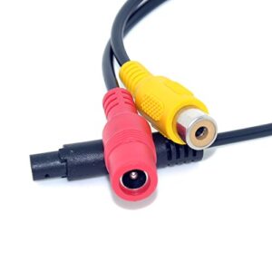 Auto Wayfeng WF® 4-Pin to RCA (A/V) Adapter, Wire RCA to 4-PIN Monitor/Camera Adapter, 4 Pin to RCA Adapter