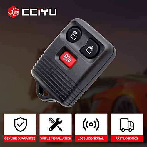 cciyu 4X Keyless Entry Remote Fob Case 3 Buttons Replacement for Ford for Lincoln for Mazda for Mercury (CWTWB1U212 CWTWB1U331 CWTWB1U345 GQ43VT11T)