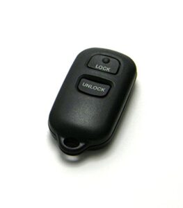 oem electronic 3-button key fob remote compatible with toyota camry corolla sienna solara (fcc id: gq43vt14t, p/n: 89742-06010)