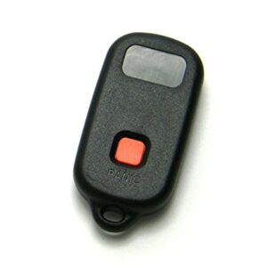 OEM Electronic 3-Button Key Fob Remote Compatible with Toyota Camry Corolla Sienna Solara (FCC ID: GQ43VT14T, P/N: 89742-06010)