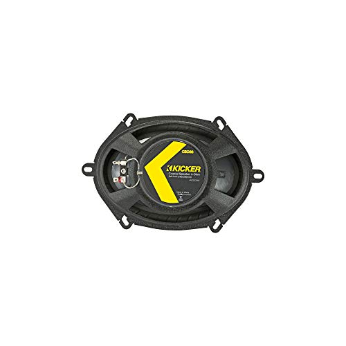 KICKER 46CSC684 - Two Pairs of CS-Series CSC68 6x8-Inch (160x200mm) Coaxial Speakers, 4-Ohm (2 Pairs)